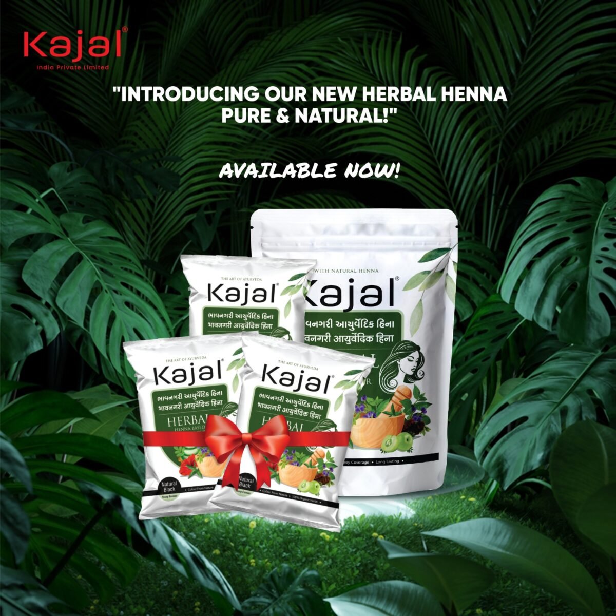 Kajal Bhavnagari Ayurvedic Premium Hair Henna - Image 3