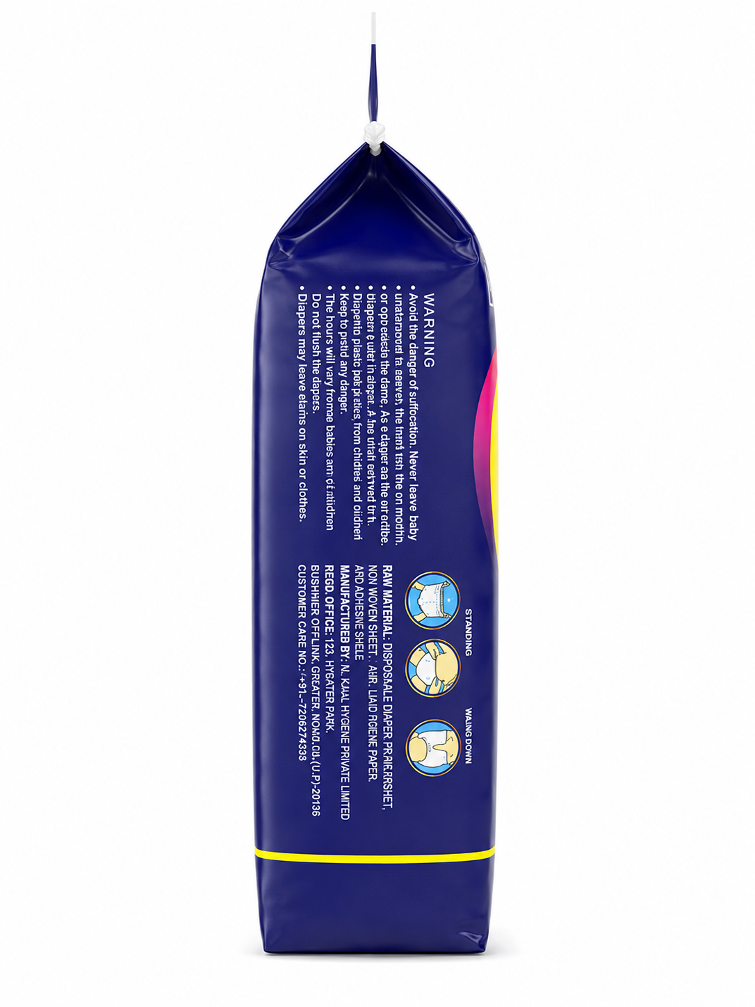 Mummy Pammy Baby Pants Diapers – ₹399 Pack | Size L (9–14 kg) | 30 Pants - Image 3