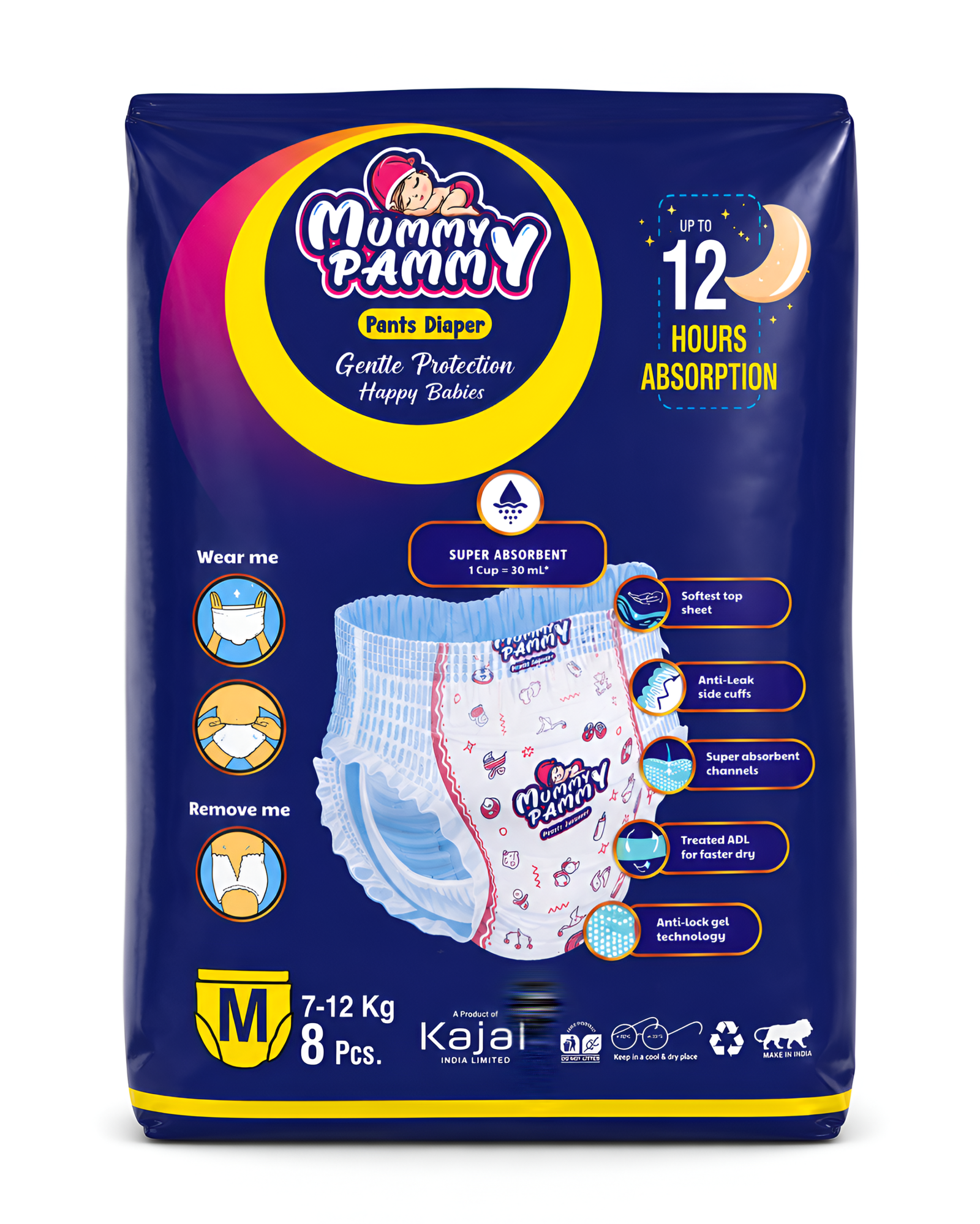 MUMMY PAMMY DIAPER - RS 99- M SIZE - Image 2