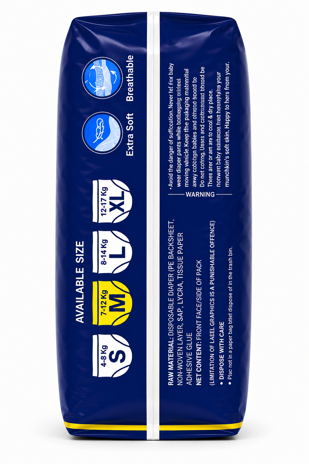 MUMMY PAMMY DIAPER - RS 99- M SIZE - Image 3