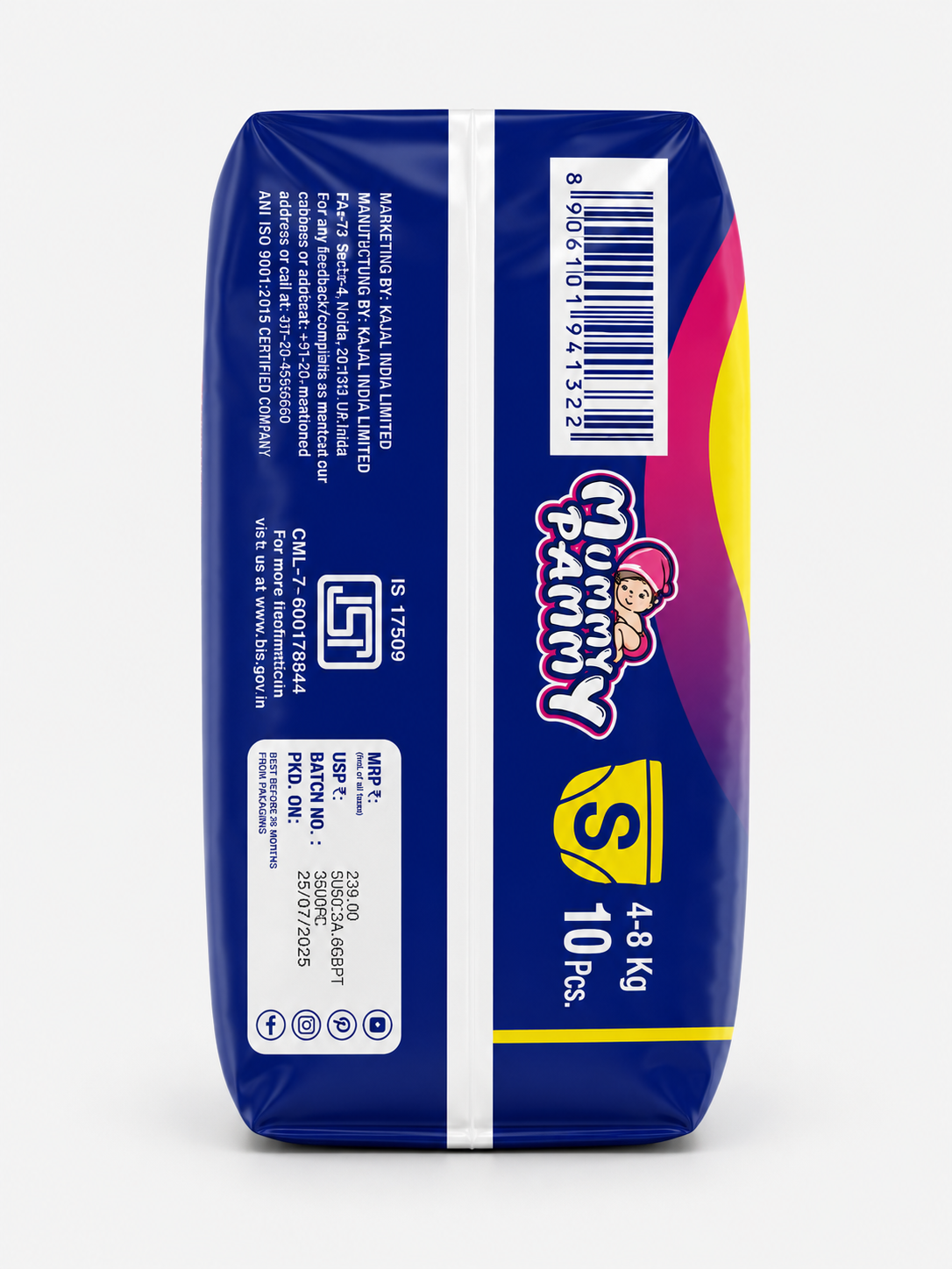 MUMMY PAMMY DIAPER -99 PACK (S-10) - Image 4