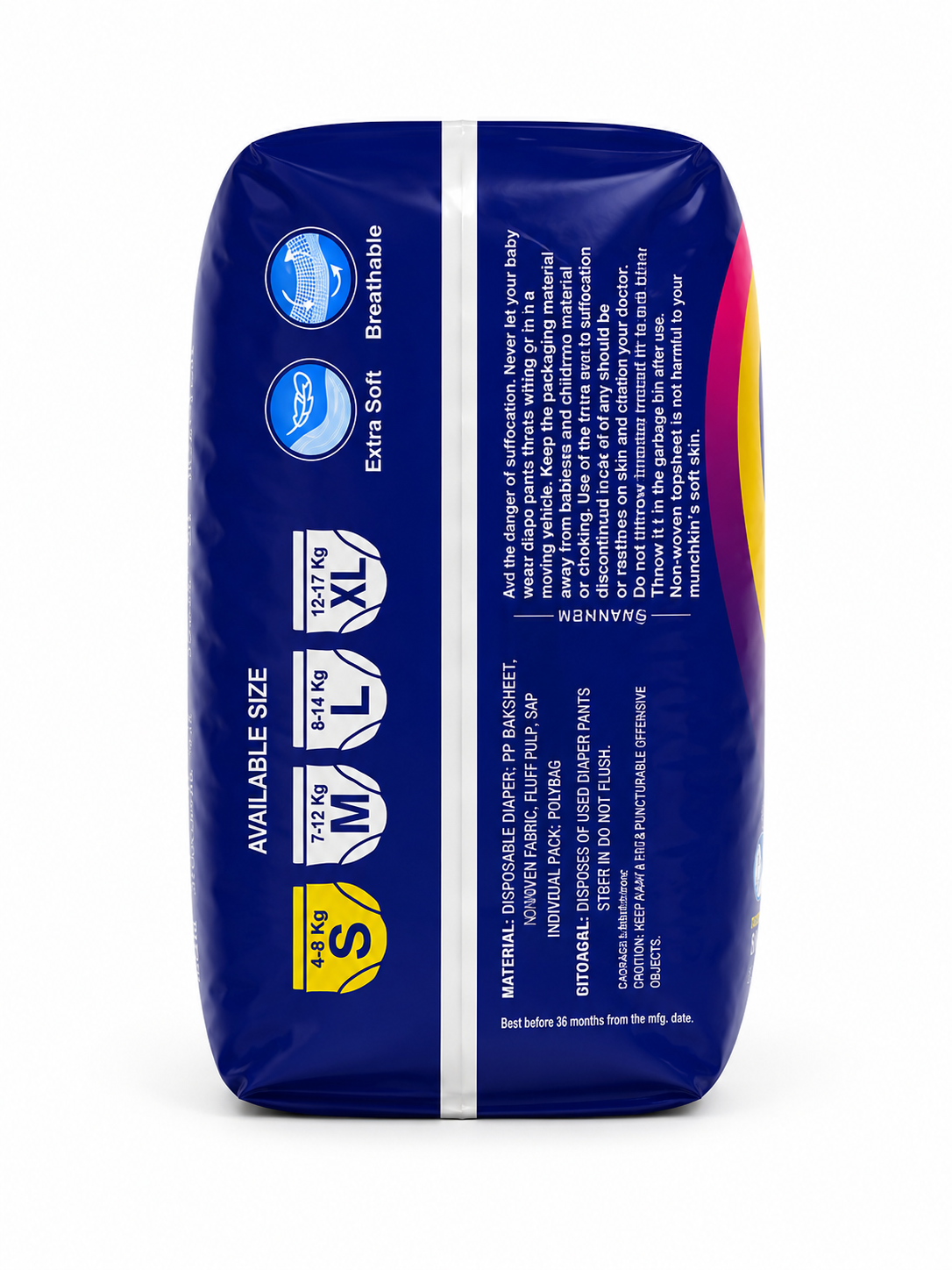 MUMMY PAMMY DIAPER -99 PACK (S-10) - Image 3
